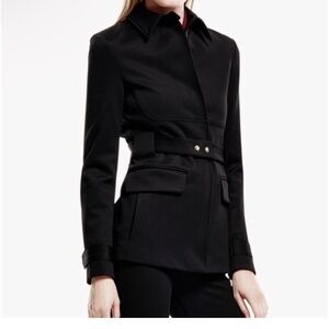 Theory | 4 | Women's Black Galilania Jacket In Ski Knit